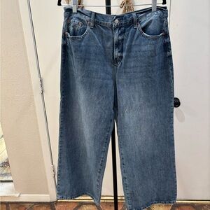 Pistola Cropped Wide Leg Jeans